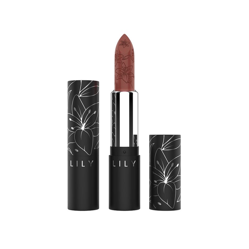 Lily Satin Lipstick - Almond