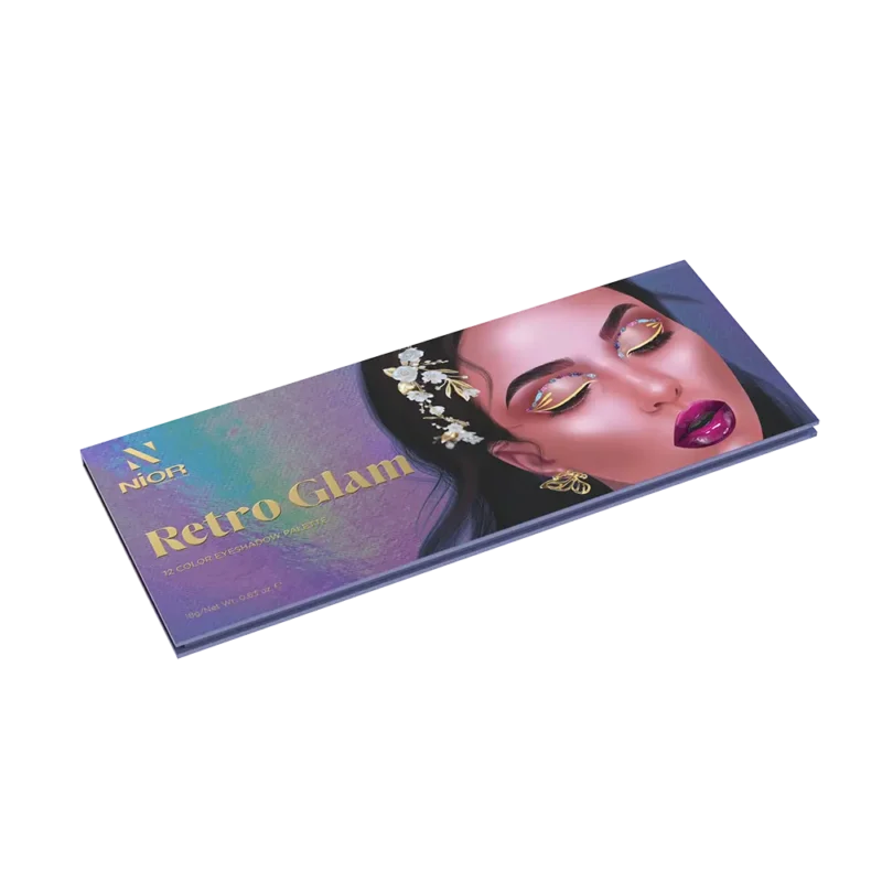 Retro-Glam-Foil Nior Retro Glam 12 color Eyeshadow palette