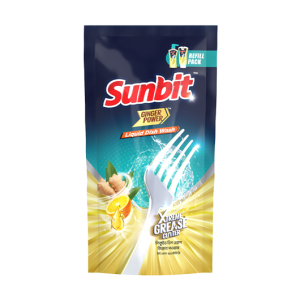 Sunbit Ginger Power Liquid Dishwash Refill Pack 250ml