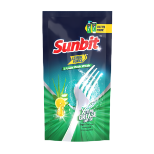 Sunbit Lemon Force Liquid Dishwash Refill Pack 250ml
