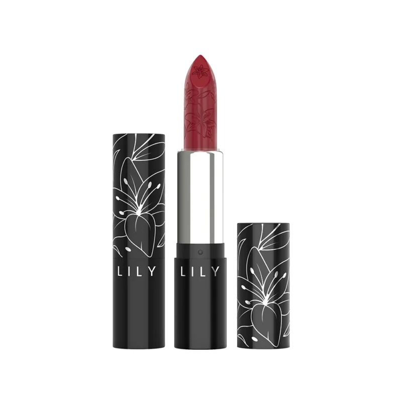 Lily Satin Lipstick- Cherry