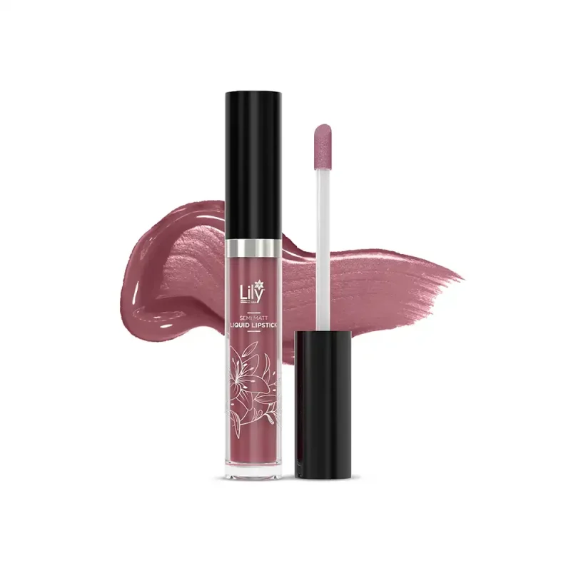 Lily Semi Matt Liquid Lipstick- Rouge
