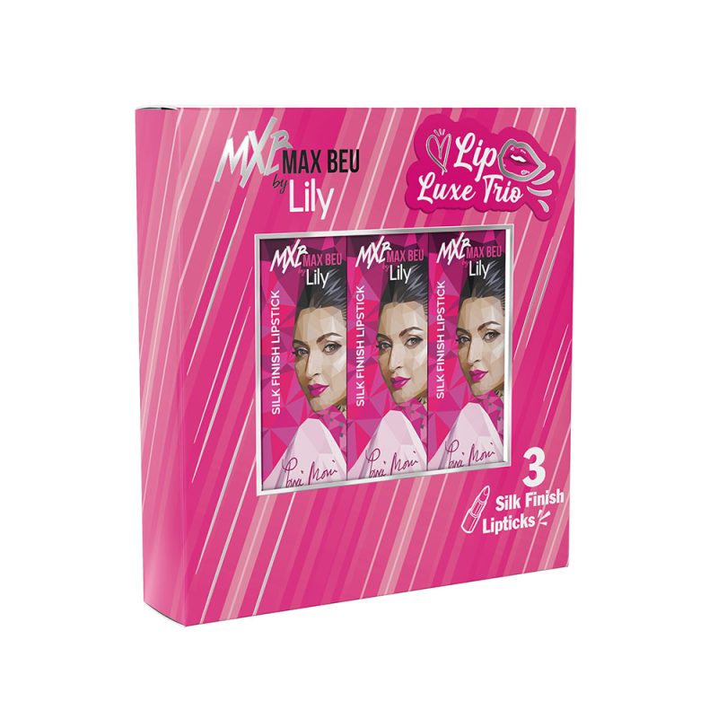 Max Beu Lip Luxe Trio (Shade 56+57+61)